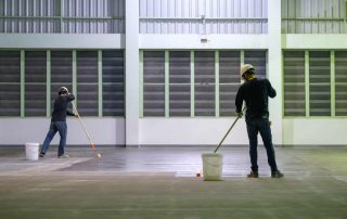 Concrete Floor Coating Bubbles