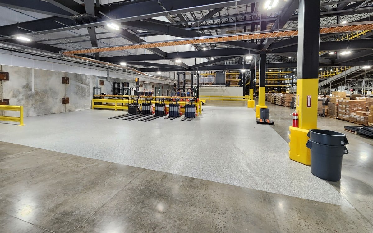 warehouse concrete floor coating options
